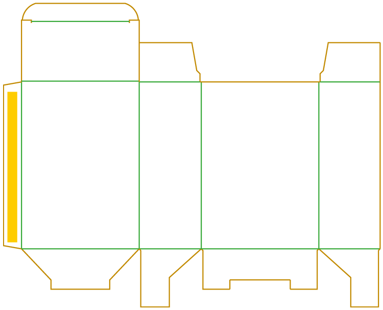 Коробка 2 72x38x102