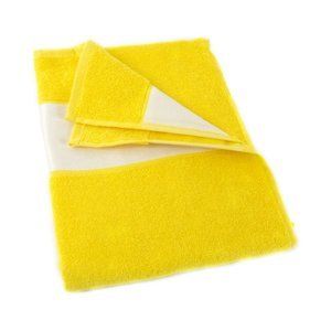 Полотенце с белым бордюром 50х100, 420G