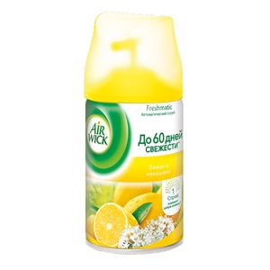 Сменный балон для освежителя AIRWICK, 250мл, Лимон и женьшень