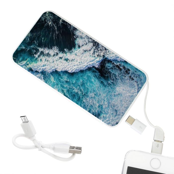 Повербанк ZIZ Океаническая волна 10000 мАч (45056)