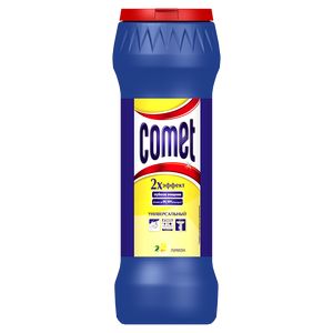 Порошок чистящий COMET, 475г, Лимон с хлоринолом
