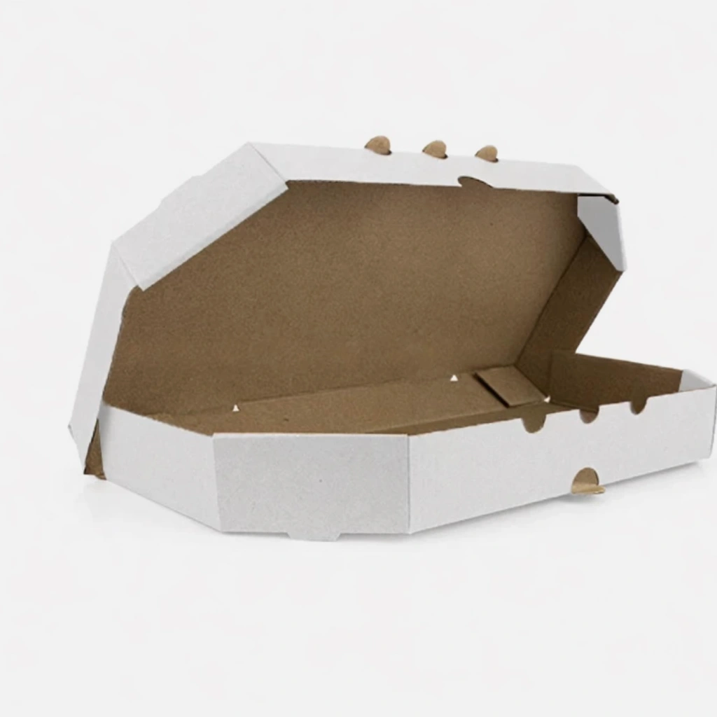 Коробка для піци біла 330х160х40 см (50ш)