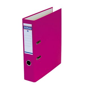 Реєстратор "MASTER" DONAU А4, ширина торця 70 мм, рожевий