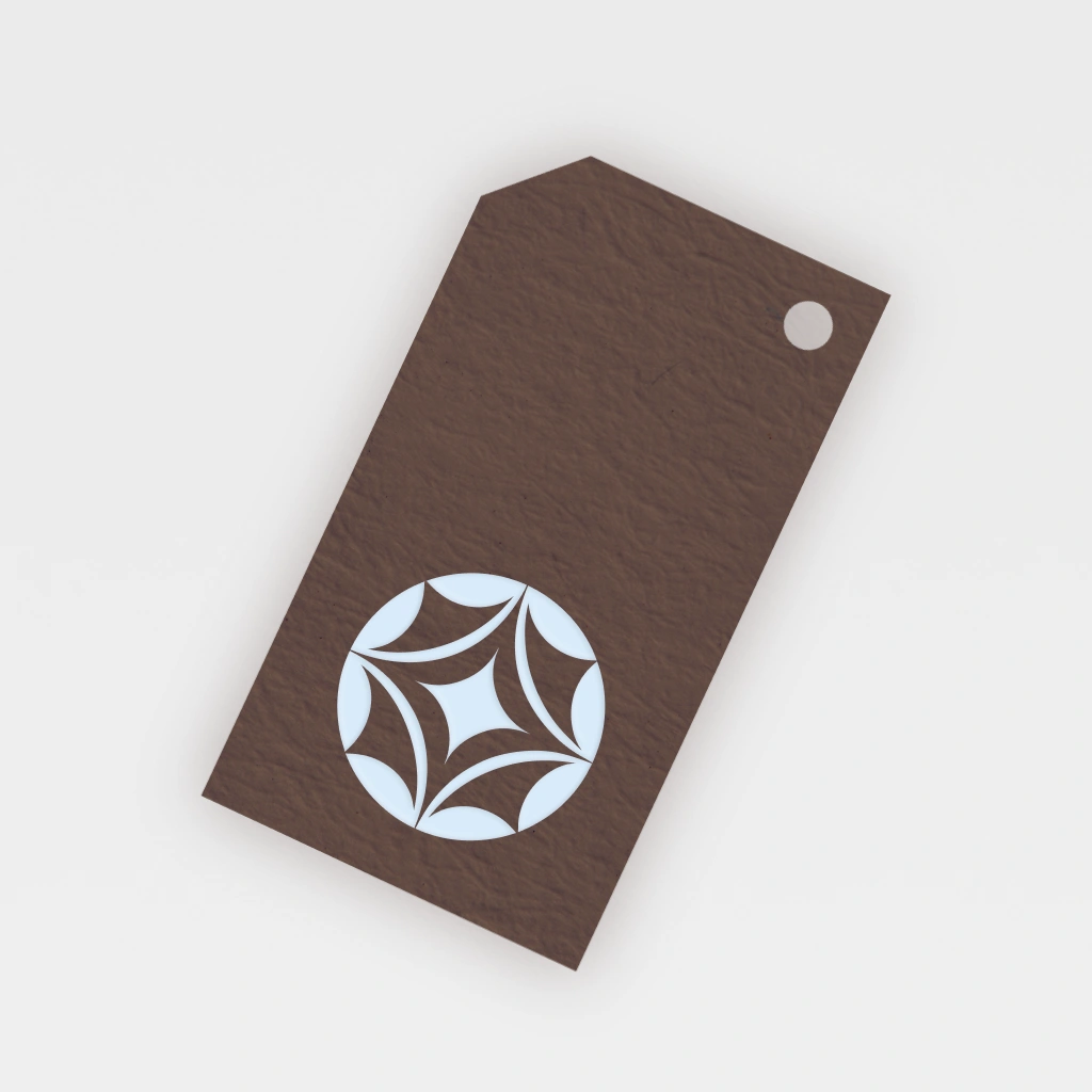 Бирка фигурная 50x90 v10