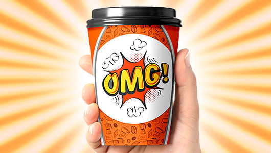 Брендовані паперові стаканчики