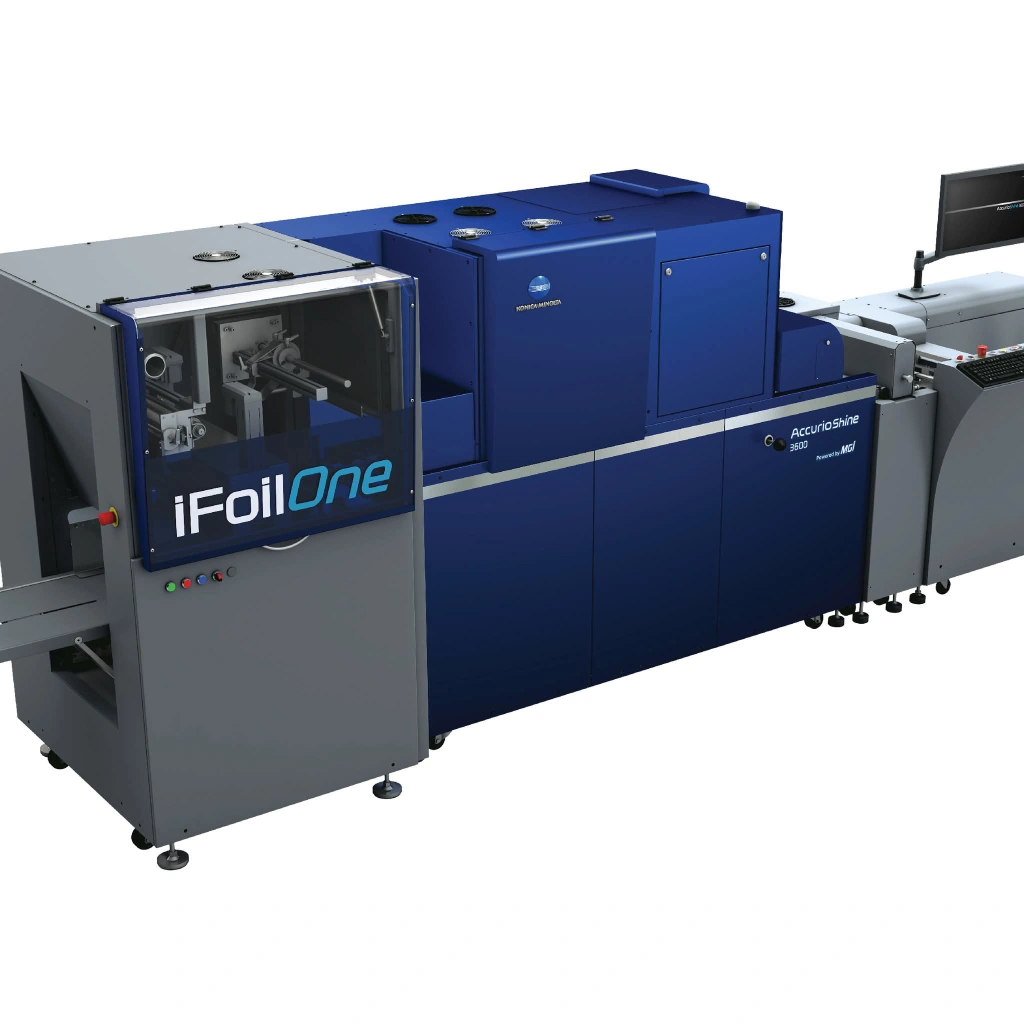 Новая эра печати с MGI от Konica Minolta: цифровой выборочный лак, цифровое фольгирование и их комбинации