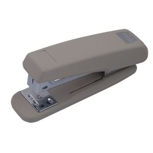 Степлер пластиковый "RUBBER TOUCH" BUROMAX, 20 листов, (скобы №24; 26), серый