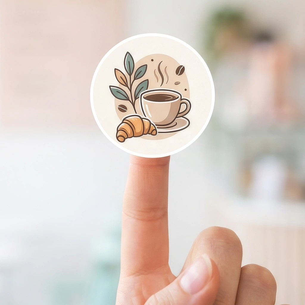 Наліпка кругла