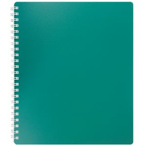 Книжка записная на пружине CLASSIC, В5, 80 листов, клетка, зеленый