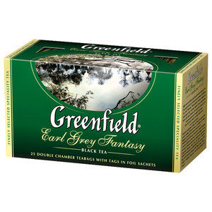 Чай чорний EARL GREY FANTASY 2гх25шт. "Greenfield" , пакет