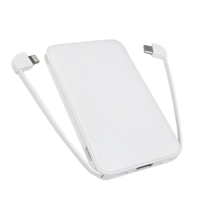 Повербанк ZIZ Белый 5000 мАч (44087)