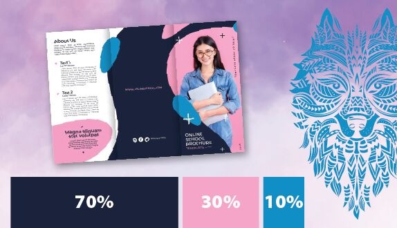 Правило 60-30-10 в графическом дизайне