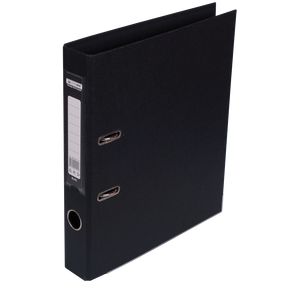 Регистратор двухсторонний "ELITE" BUROMAX, А4, ширина торца 50 мм, черный