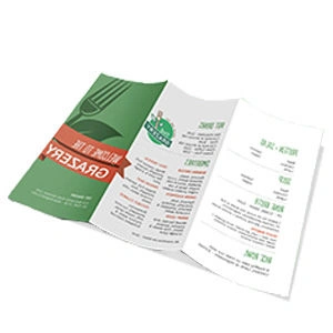 Меню А3 два згини