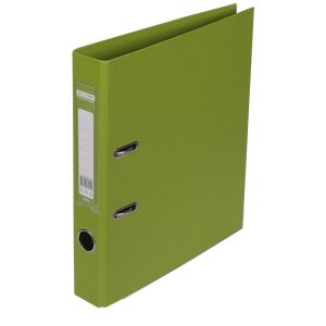 Регистратор двухсторонний "ELITE" BUROMAX, А4, ширина торца 50 мм, светло-зеленый