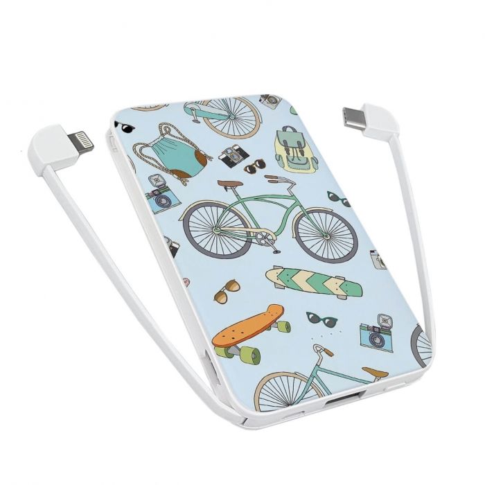 Повербанк ZIZ Летний паттерн 5000 мАч (44080)