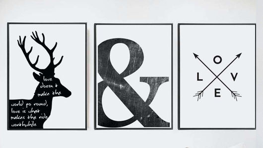 Черно-белый дизайн: стильный выбор печатной продукции