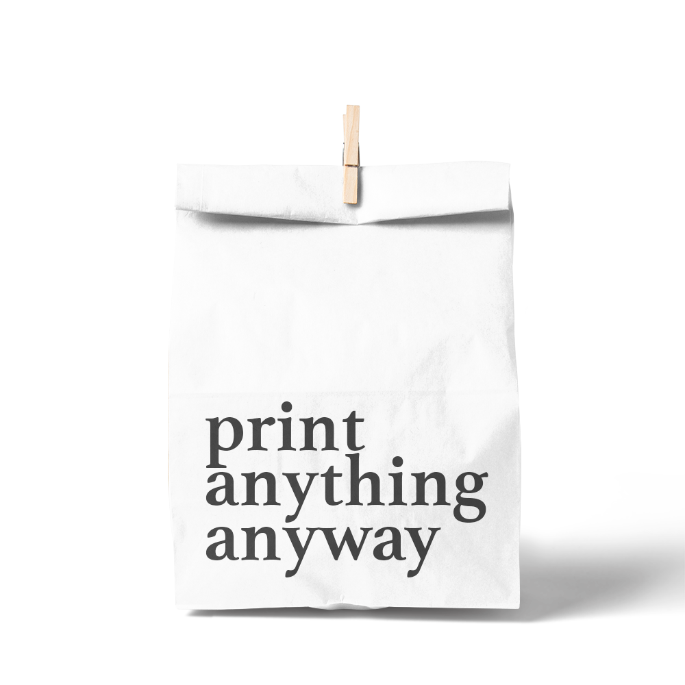 Крафт пакет "на вынос" без ручек, белый (32x38x15)