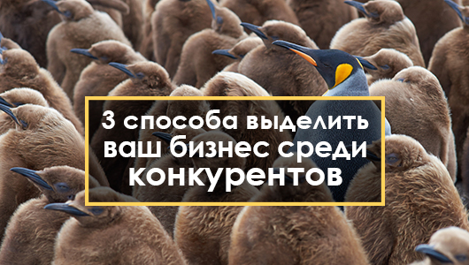 3 способа выделить ваш бизнес среди конкурентов