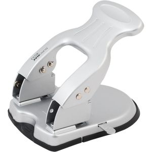 Дырокол металлический BUROMAX, 40 листов, серебристый