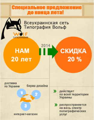 СКИДКА 20% КО ДНЮ РОЖДЕНИЯ