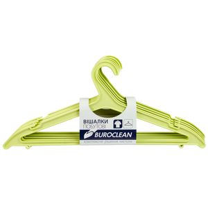 Плечики пластиковые, ассорти, 5шт, Buroclean