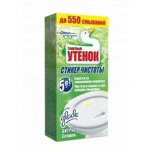 Засіб для чищення унітазу "Туалетне Каченя" 5-в-1, 500 мл, цитрус