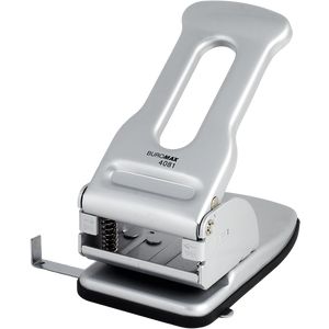 Дырокол металлический BUROMAX, 70 листов, серебристый