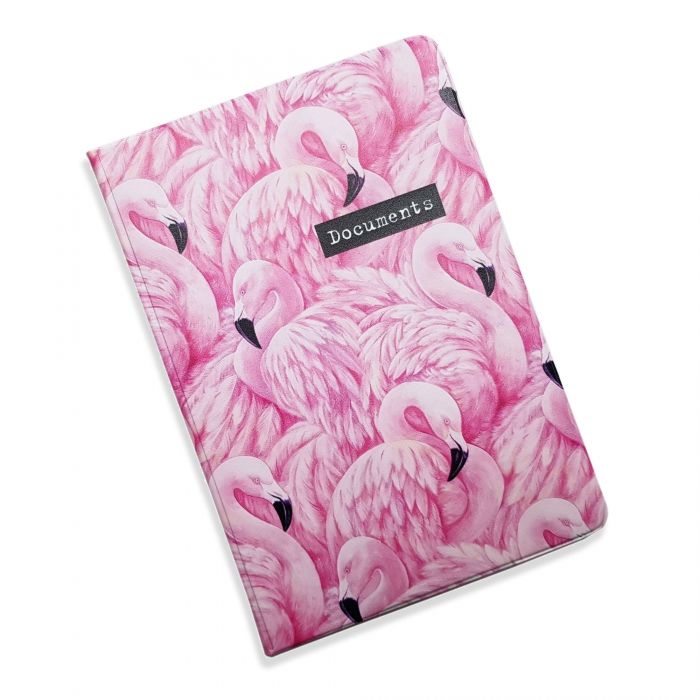 Обложка для документов 5 в 1 "Фламинго" ZIZ (49022)